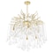 Cwi Lighting Anita 6 Light Chandelier With Gold Leaf Finish 1094P26-6-620 - alternate 4